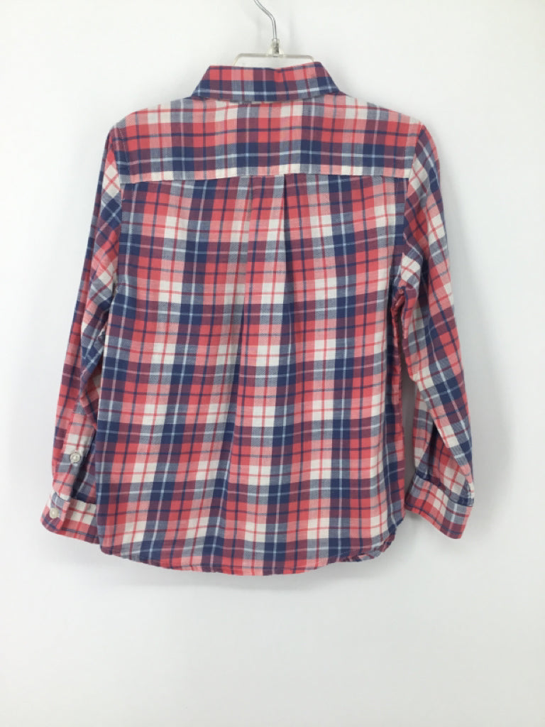 vineyard vines Child Size 4 Pink Plaid Shirt - boys