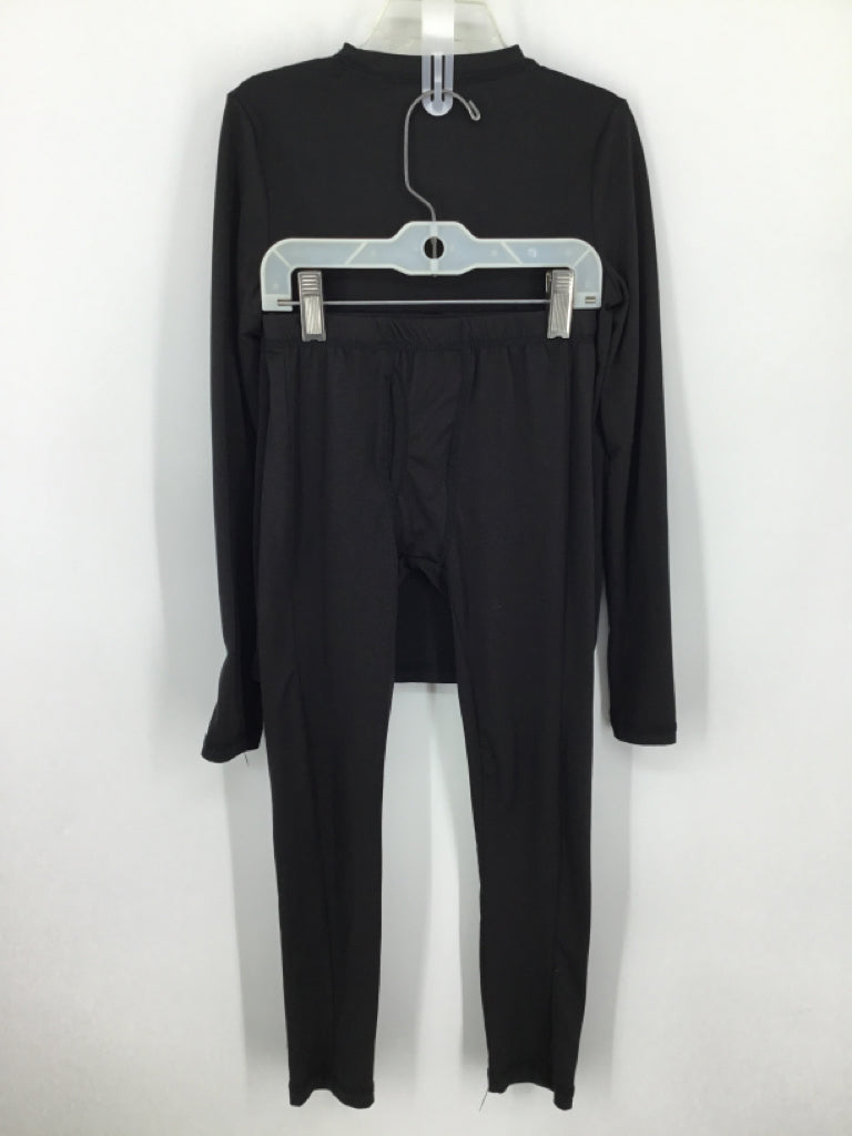 Cuddl Duds Child Size 6 Black Solid Under Garment - boys