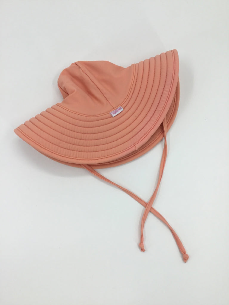 Ruffle Butts Child Size 0-12 Months Peach Hats - girls