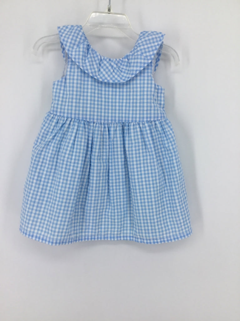 Just One You Made by Carters Child Size 9 Months Blue Dress - girls