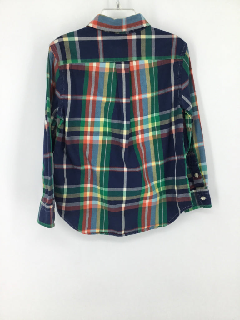 Ralph Lauren Child Size 5 Multi-Color Plaid Shirt - boys