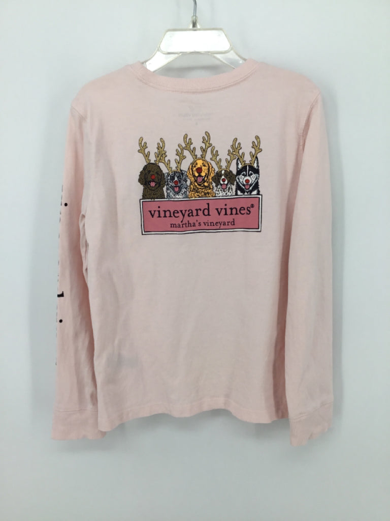 vineyard vines Child Size 6 Pink Christmas T-Shirt