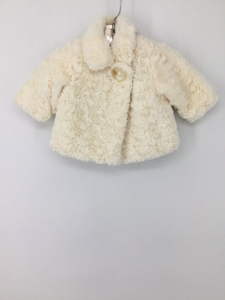 Childrens Place Child Size 0-3 Months Cream Outerwear - girls