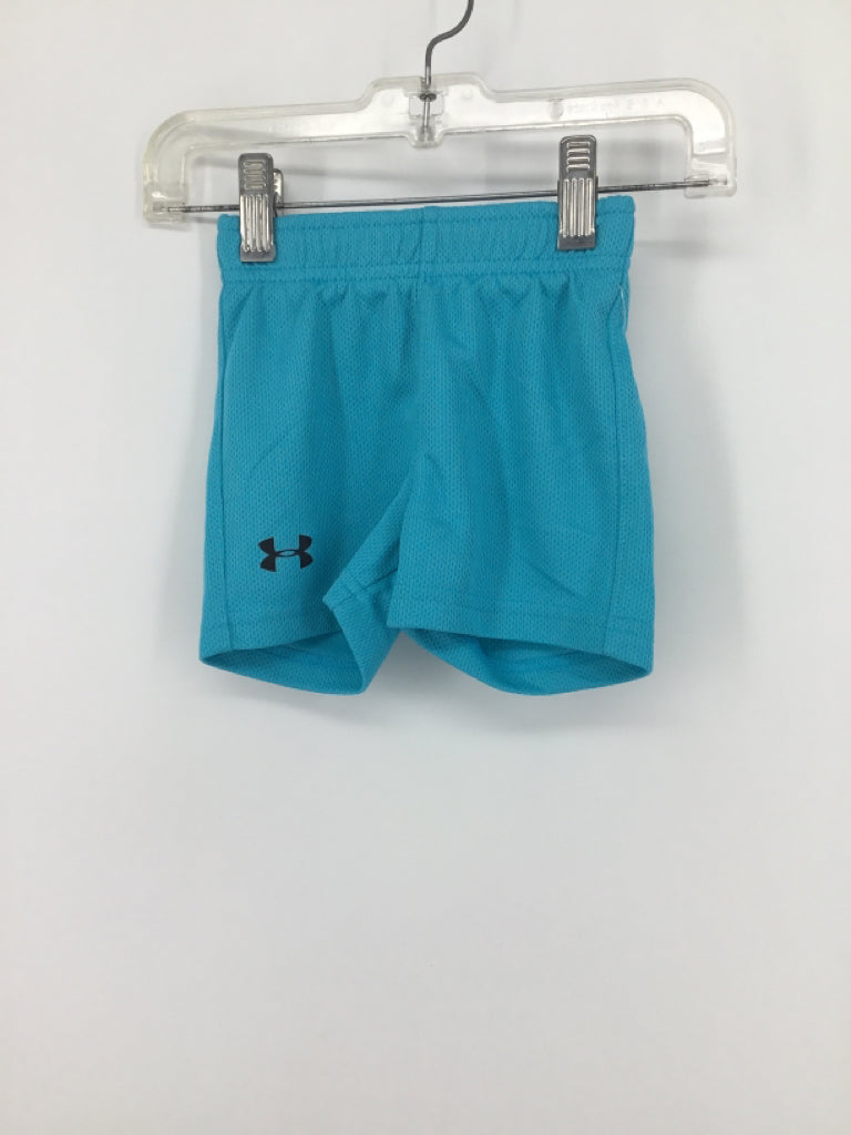 Under Armour Child Size 0-3 Months Blue Shorts - girls