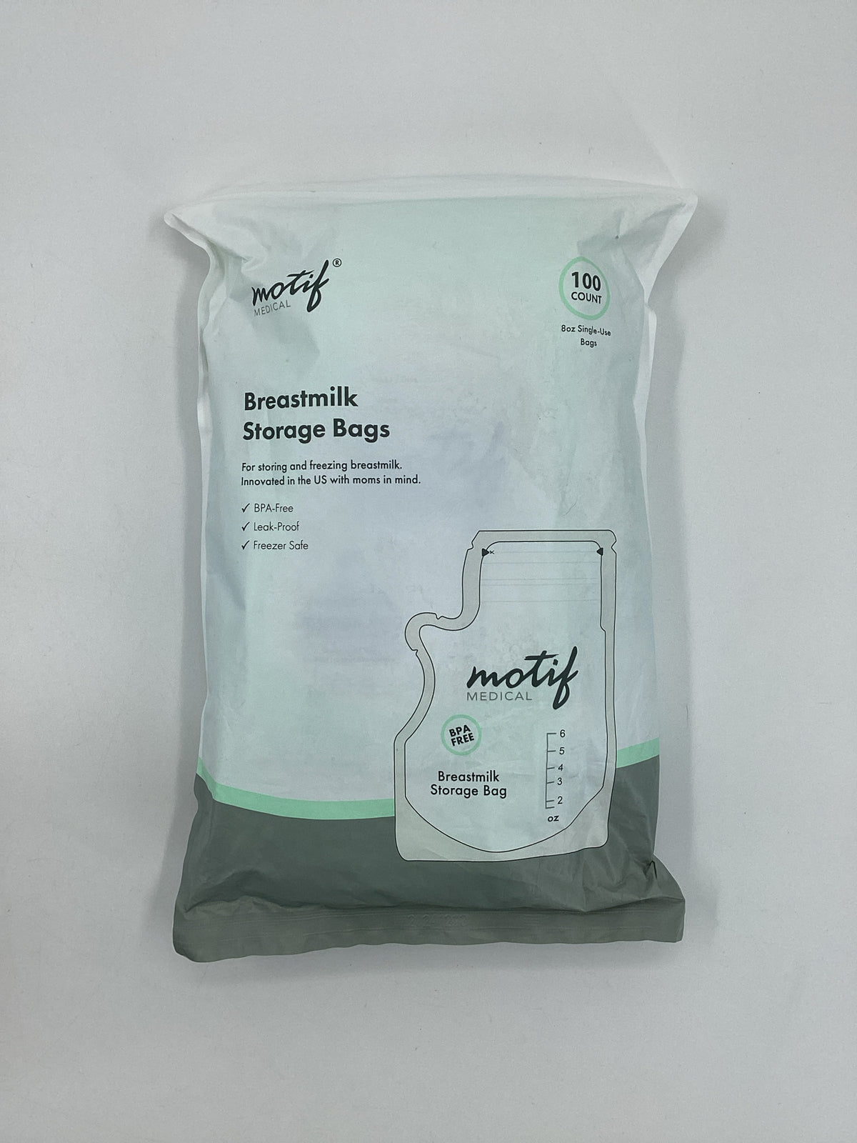 Motif Medical Breastmilk Storage Bags 100 Ct