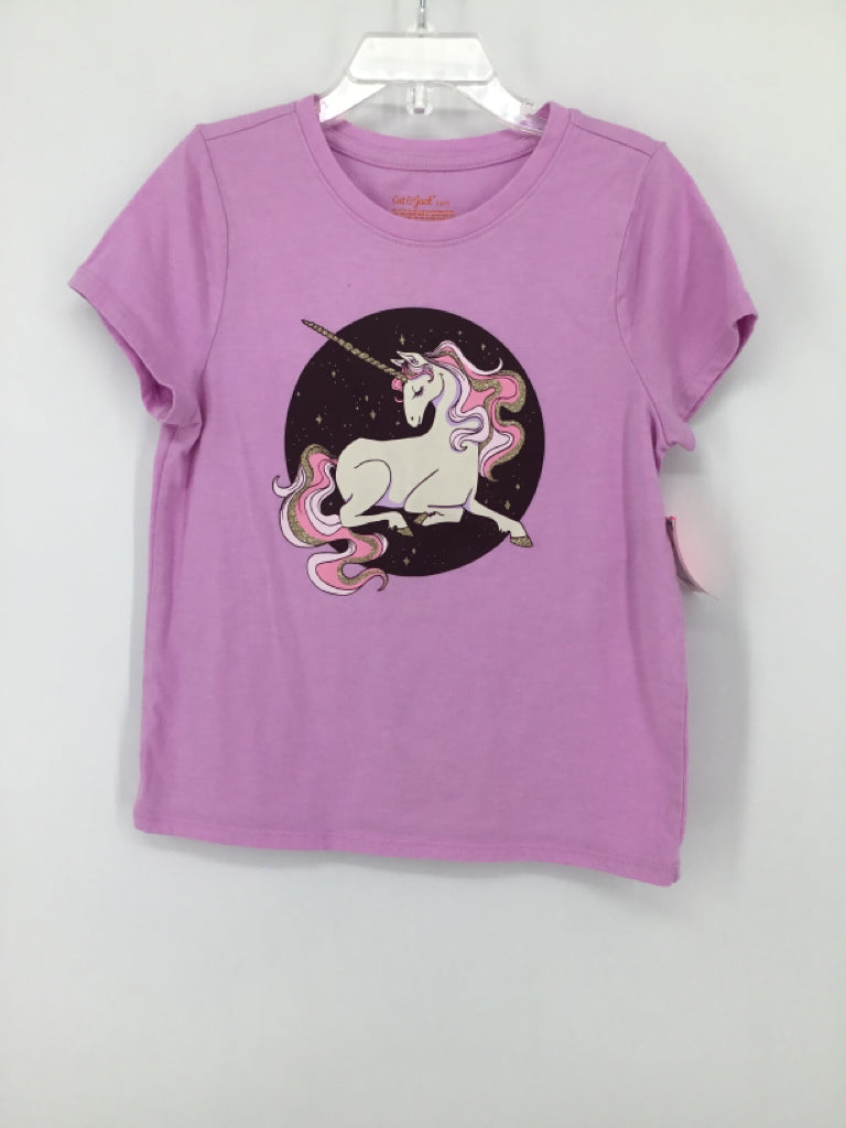 Cat & Jack Child Size 6 Purple T-shirt - girls