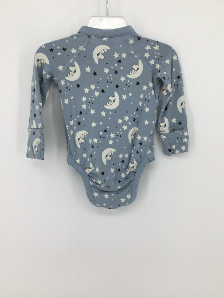 Hanna Andersson Child Size 3-6 Months Blue Onesie