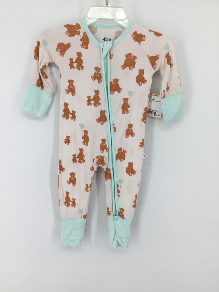 Tiny Talulah Child Size Newborn Pink Pajamas - girls