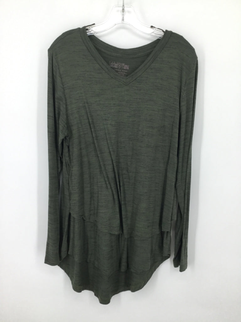 Latched Mama Size L Viscose Blend Nursing Nursing Apparel