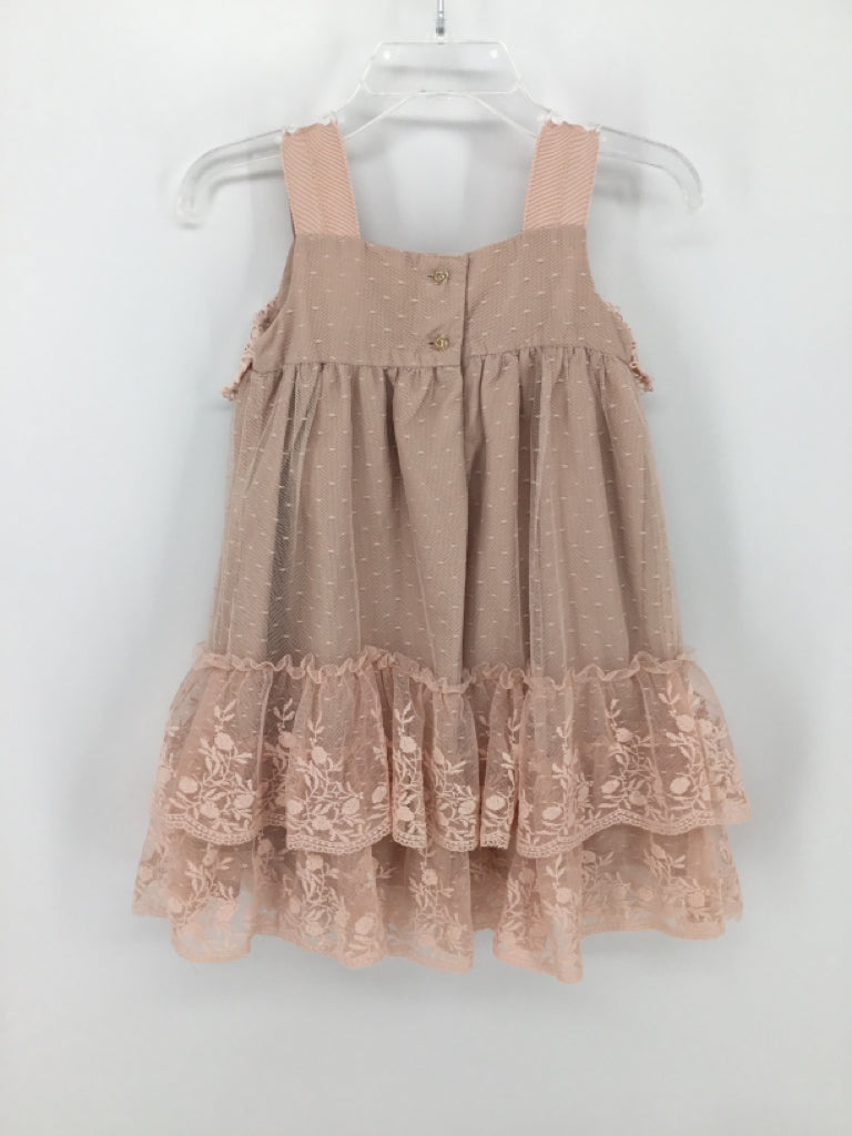 Ring Around the Rosie Child Size 12 Months Pink Dress - girls