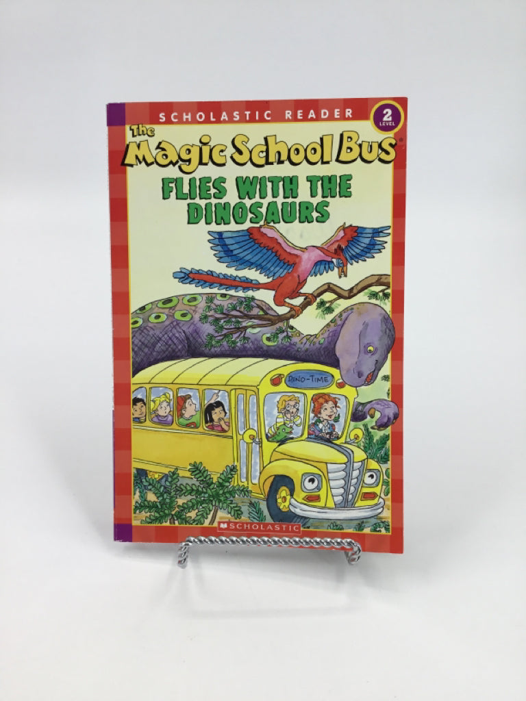 The Magic School Bus Flies With The Dinosaurs  Paperback Book
