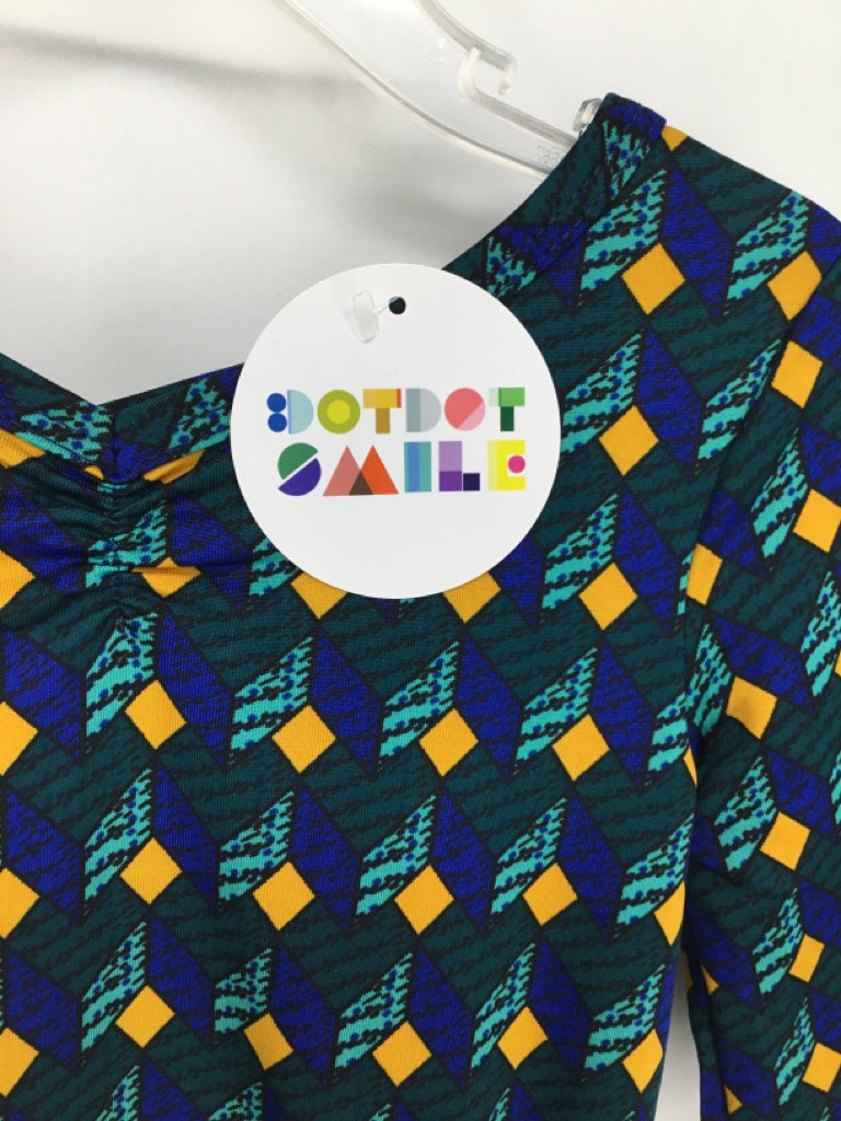 Dot Dot Smile Child Size 2 Blue Dress - girls