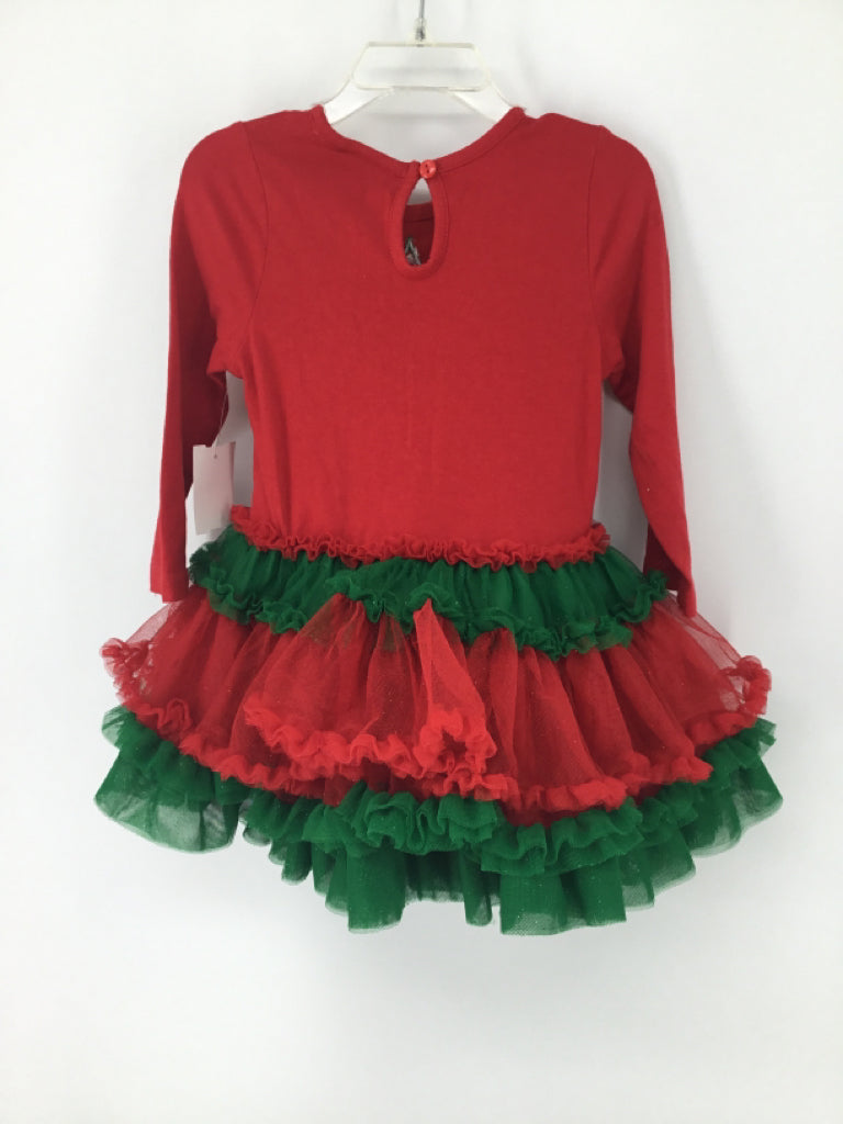 Emily Rose Child Size 2 Red Christmas Dress
