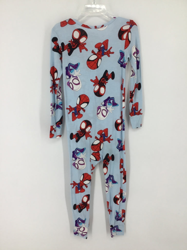 Marvel Child Size 4 Blue Character Pajamas - boys