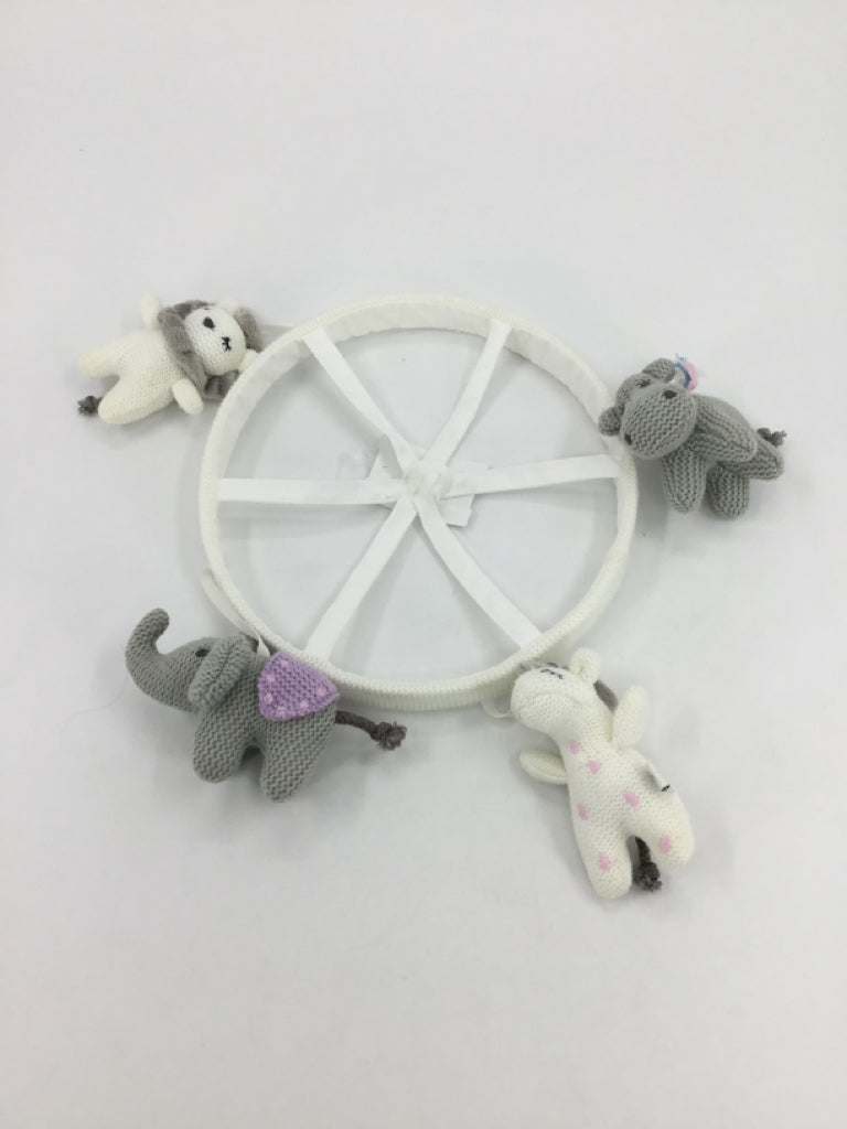 Pottery Barn Kids Gray Safari Animal Mobile