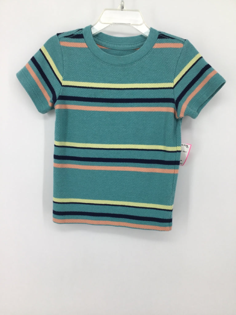 Cat & Jack Child Size 18 Months Blue Stripe T-shirt - boys
