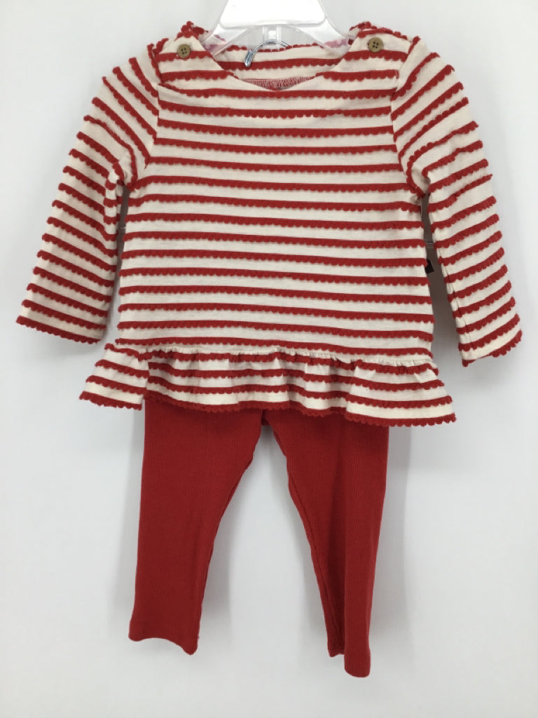 cloud island Child Size 12 Months Red Outfit - girls