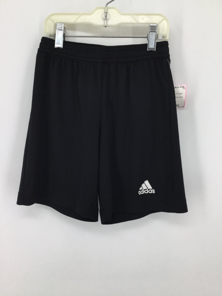 Adidas Child Size 8 Black Solid Shorts - boys