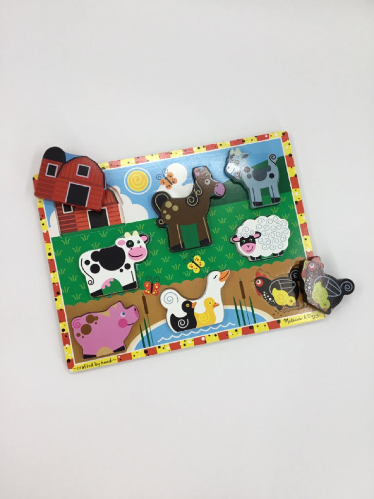 Melissa & Doug Farm Animals Chunky Puzzle