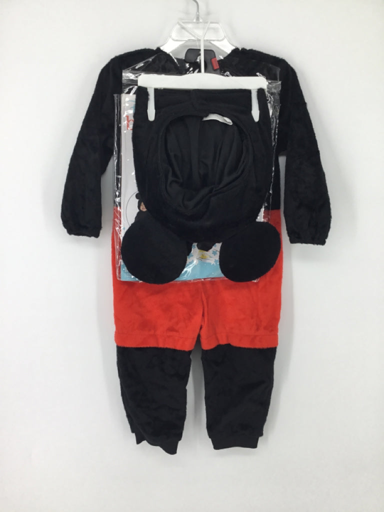 Disney Child Size 12-24 Months Red Mickey Mouse Halloween Costume