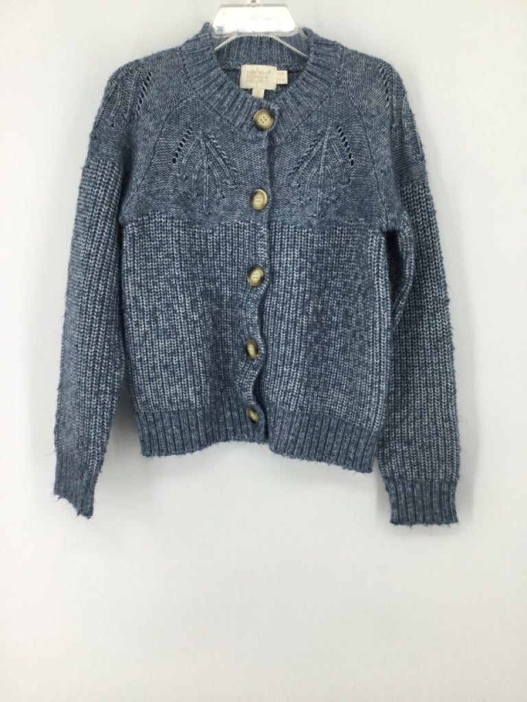 Creamie Child Size 5 Blue Sweater - girls