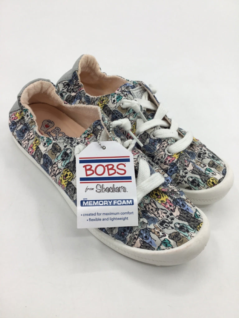 Bobs from Skechers Child Size 5.5 Youth Blue Sneakers