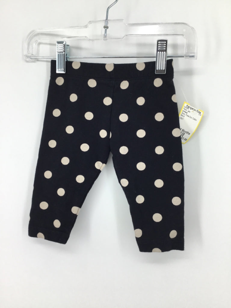 primary Child Size 3-6 Months Black Pants - girls