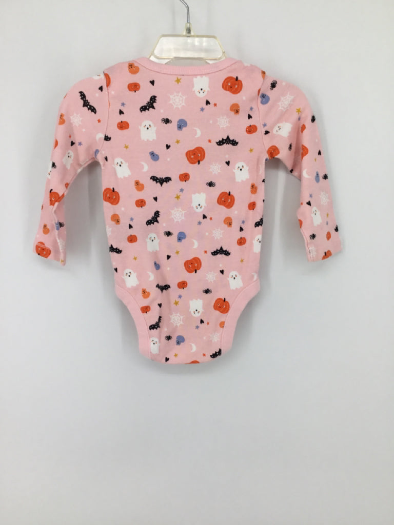 Old Navy Child Size 6-12 Months Pink Halloween Onesie