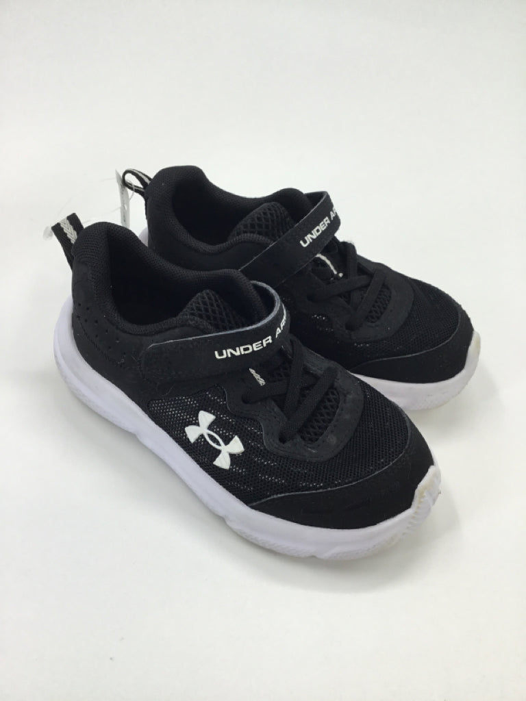 Under Armour Child Size 9 Toddler Black Sneakers