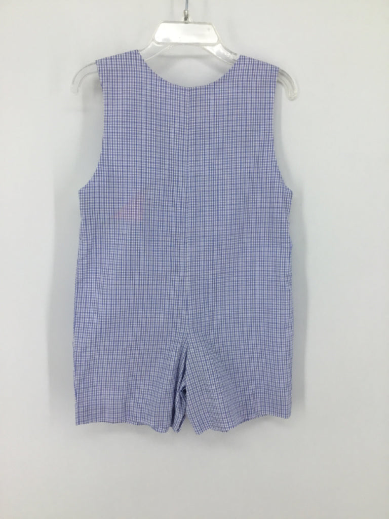Silly Goose Child Size 2 Blue smocked Outfit - boys