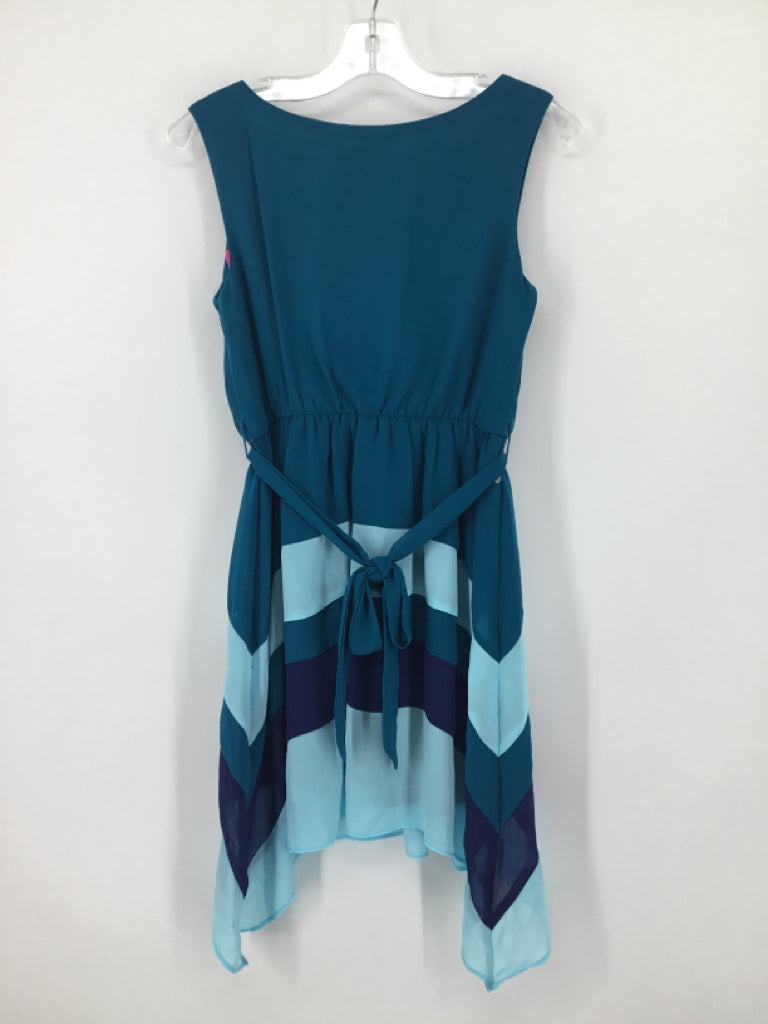 i.n. girl Child Size 8 Teal Dress - girls