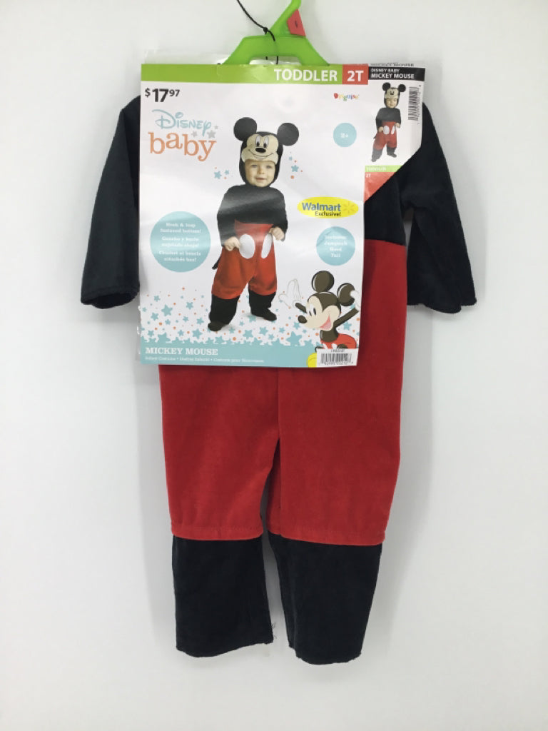 Disney Child Size 2 Red Mickey Mouse Halloween Costume
