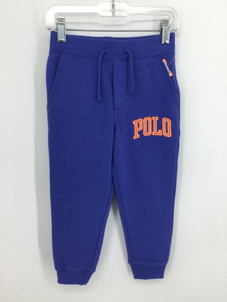 Ralph Lauren Child Size 4 Blue Solid Sweatpants - boys