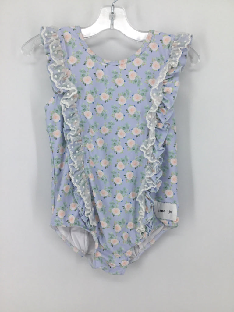 Jane + Jo Child Size 8 Blue Swimwear - girls
