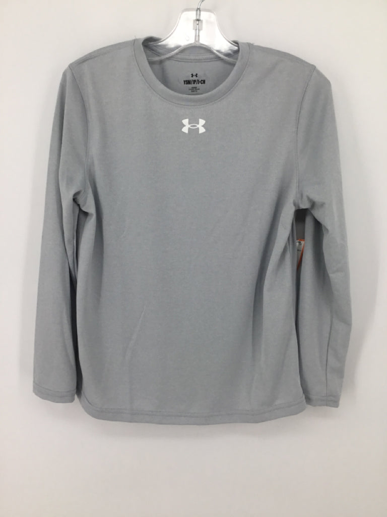 Under Armour Child Size 8 Gray screen printed T-shirt - boys