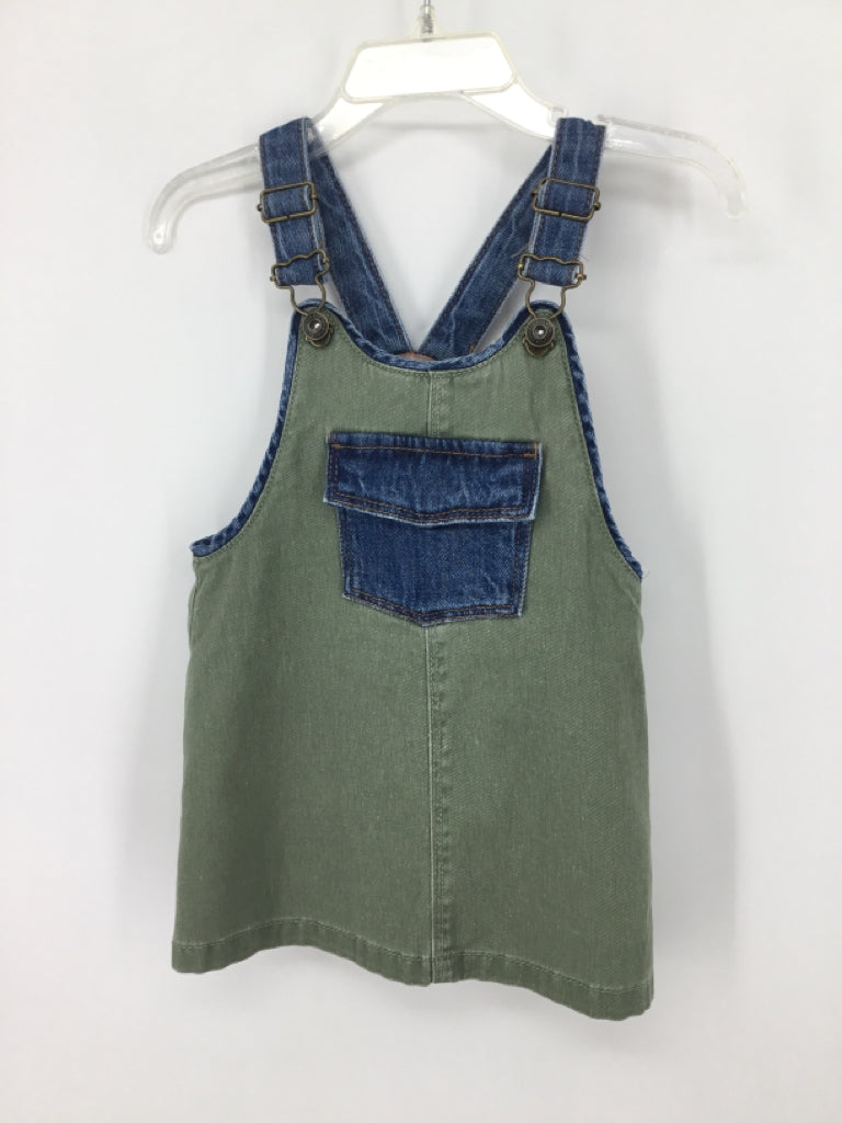 Zara Child Size 12-18 Months Green Dress - girls
