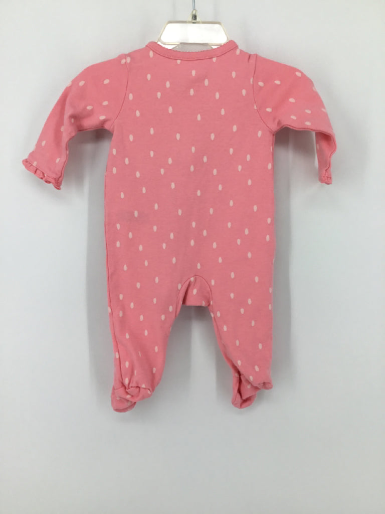 Just One You Made by Carters Child Size 3 Months Pink Sleepers