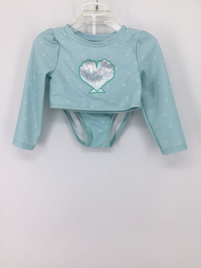 Cat & Jack Child Size 2 Blue Swimwear - girls