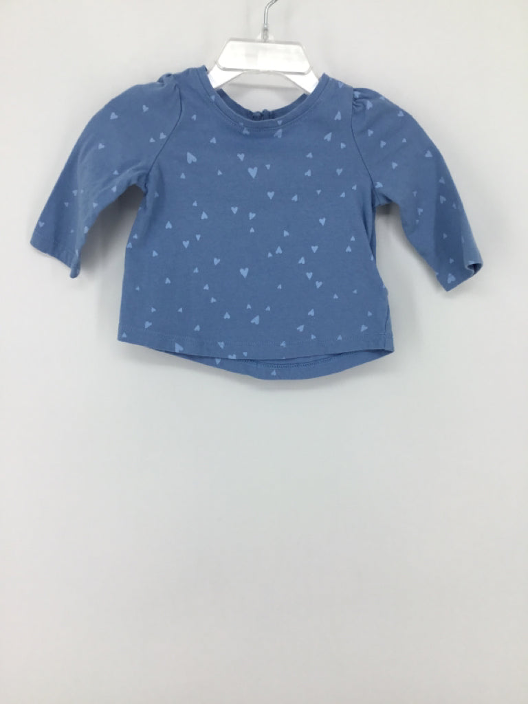 Baby Gap Child Size 3-6 Months Blue T-shirt - girls