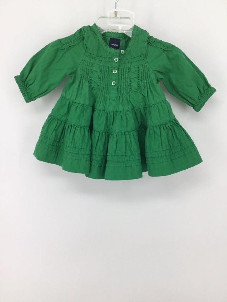Baby Gap Child Size 0-3 Months Green Dress - girls
