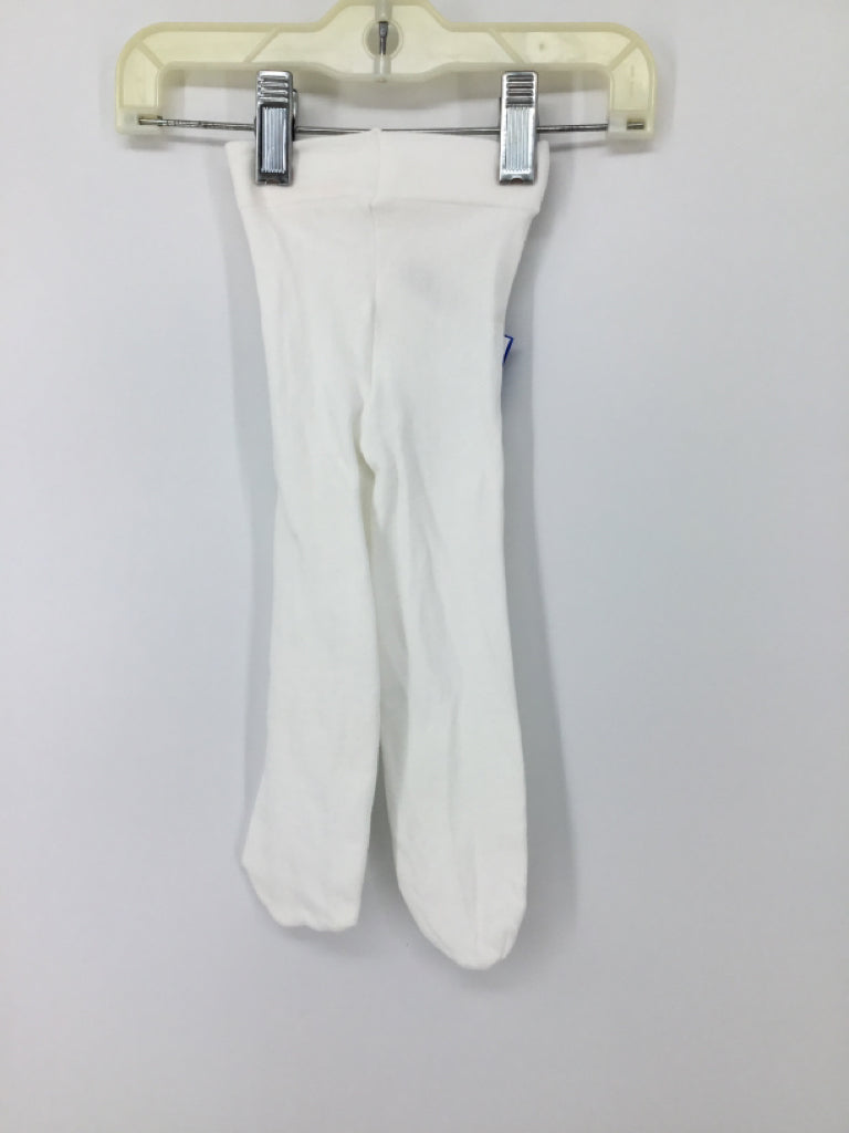 brandless Child Size 12-24 Months White Tights - girls
