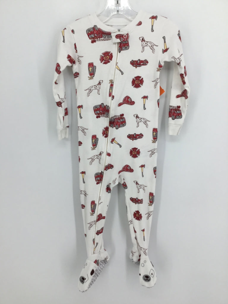 Carter's Child Size 2 Toddler White Sleepers