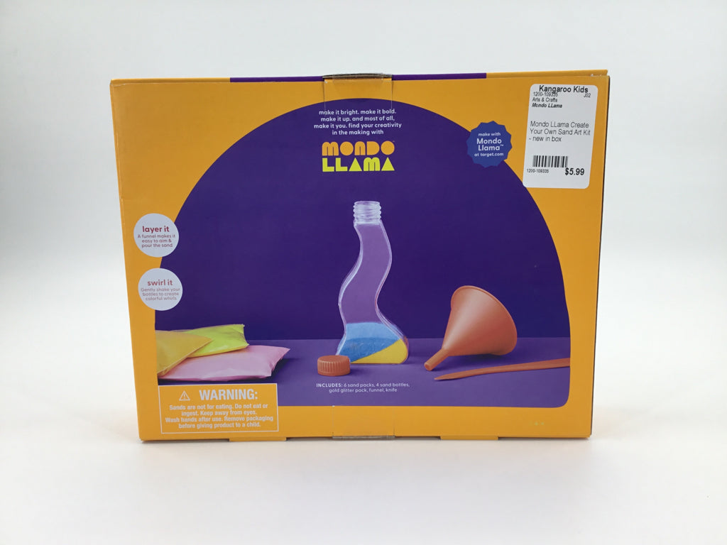 Mondo LLama Create Your Own Sand Art Kit
