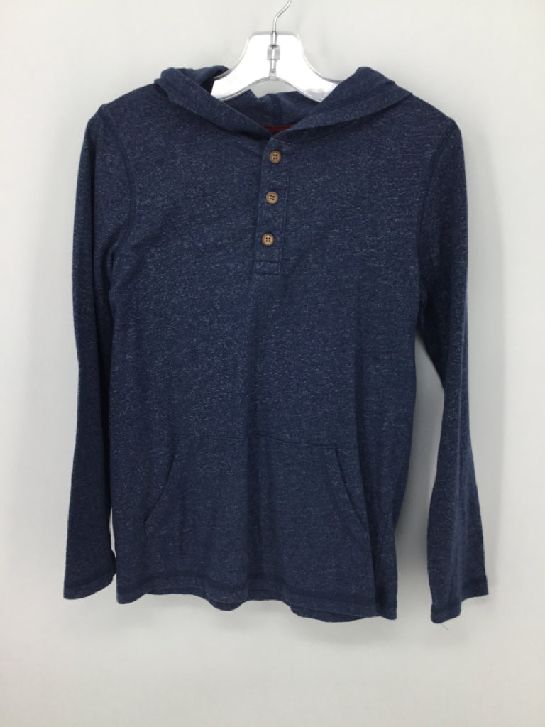 Sonoma Child Size 8 Blue Solid Shirt - boys