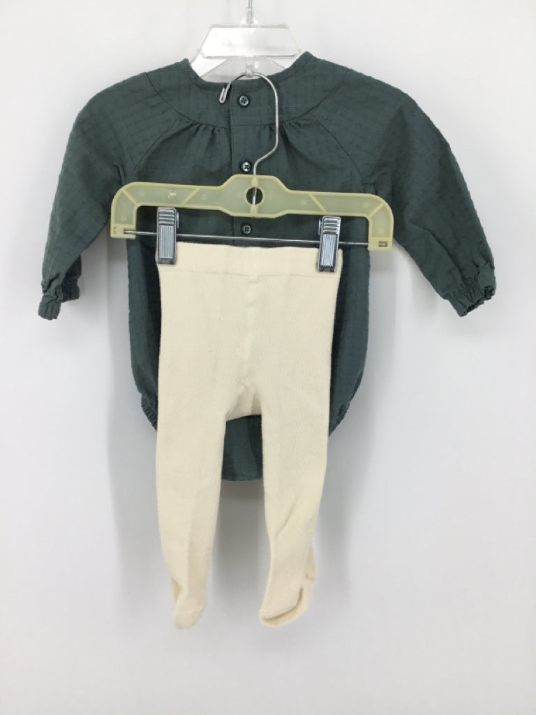 Just One You Made by Carters Child Size 6 Months Green Outfit - girls