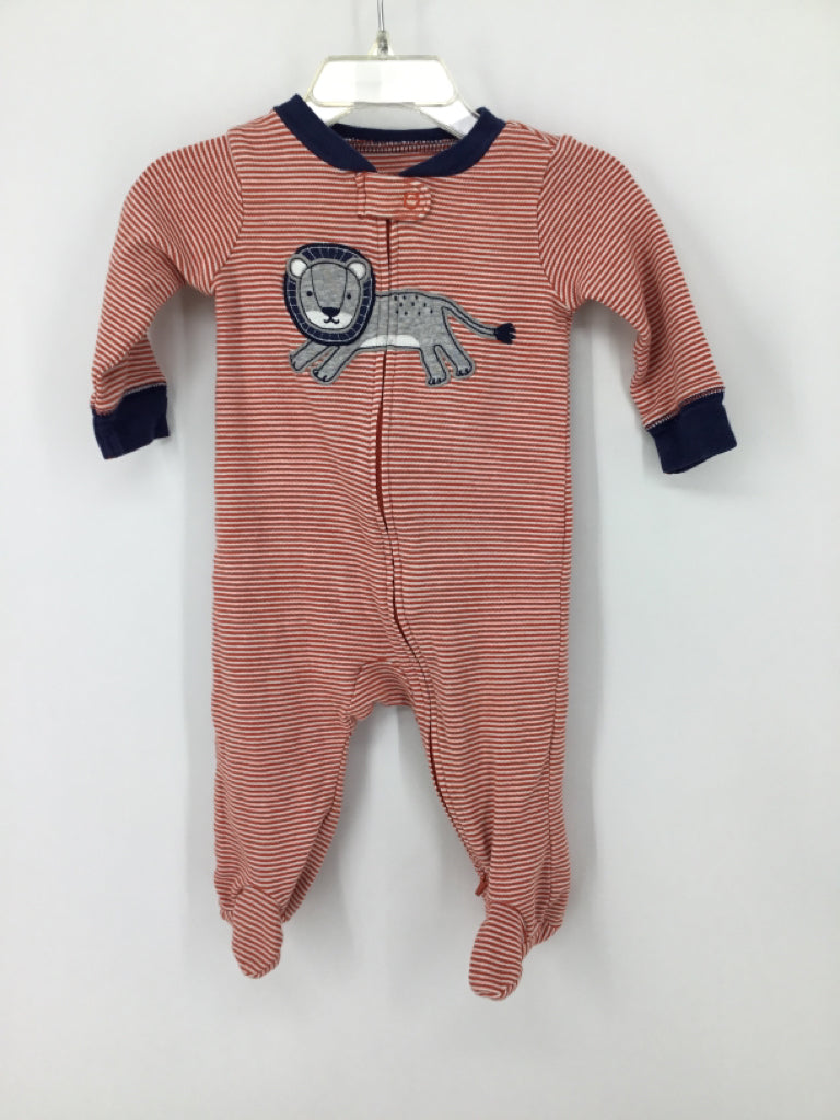 Carter's Child Size 6 Months Red Sleepers