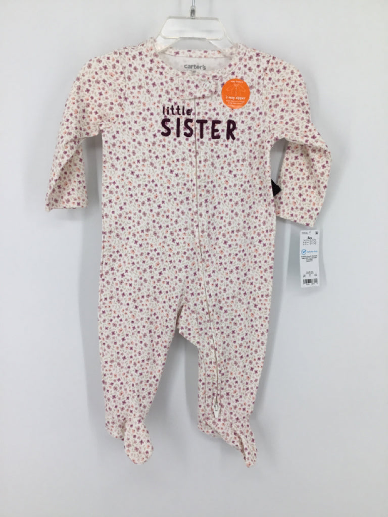 Just One You Made by Carters Child Size 6 Months Purple Sleepers