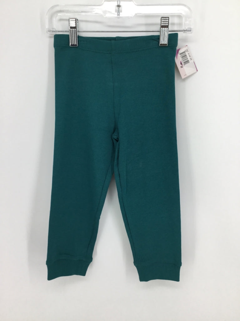 primary Child Size 18-24 Months Green Solid Pants - boys