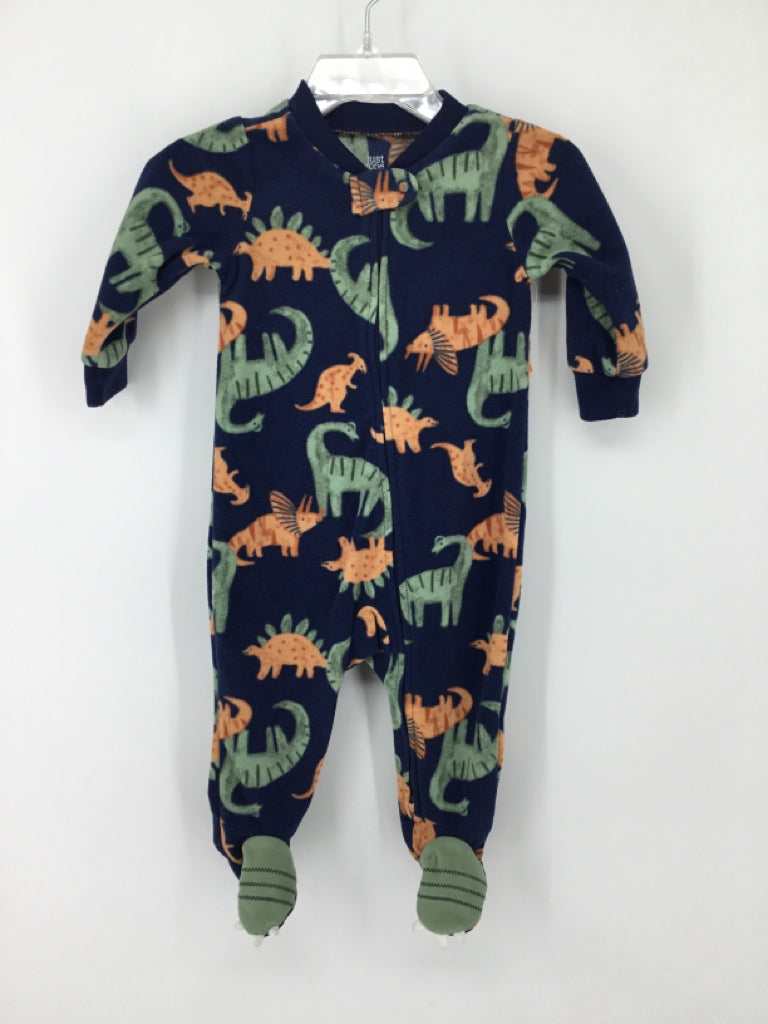 Just One You Made by Carters Child Size 6 Months Navy Sleepers