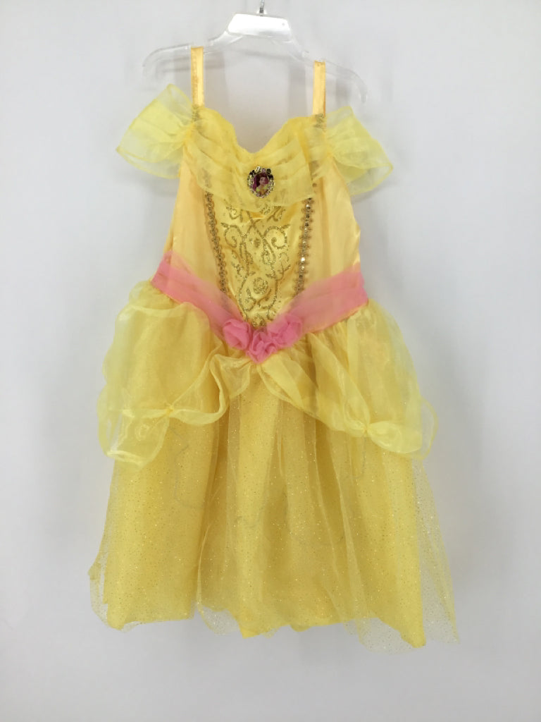 Disney Princess Belle Child Size 7 Yellow Dress-Up